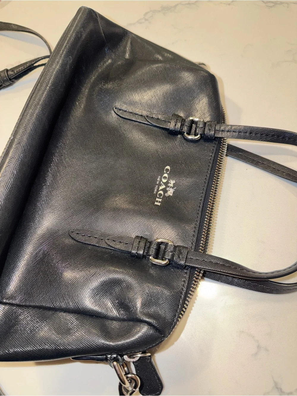 Coach Black Crossbody Satchel